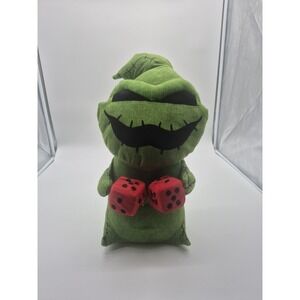 Disney Nightmare Before Christmas Oogie Boogie Greeter Plush 18" Gemmy Dice 2022